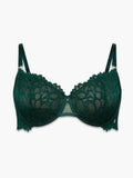 Soutien-Gorge Savage x Fenty Balconnet Dentelle Vert Émeraude