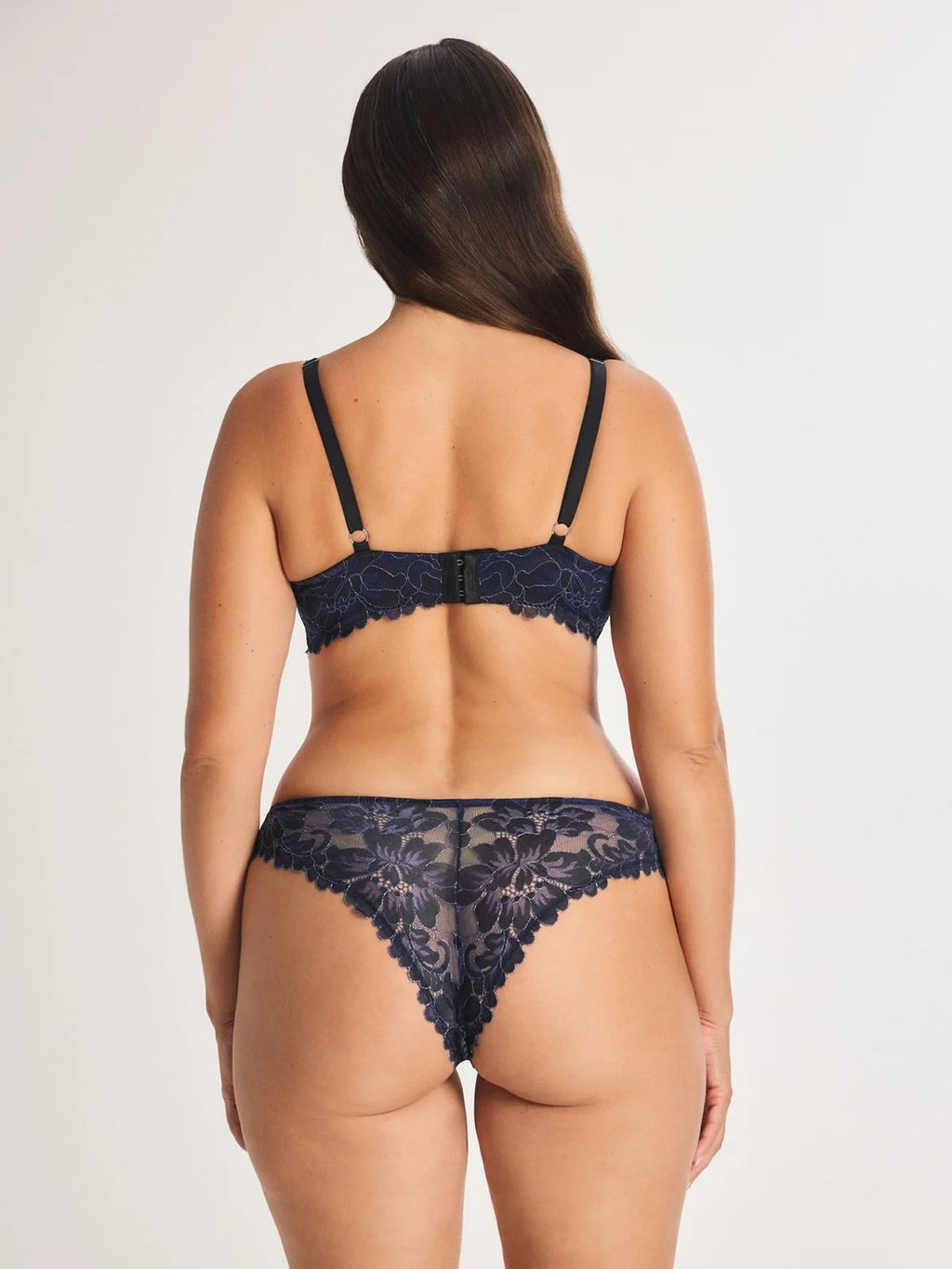Ensemble Savage x Fenty Dentelle Bleu Marine