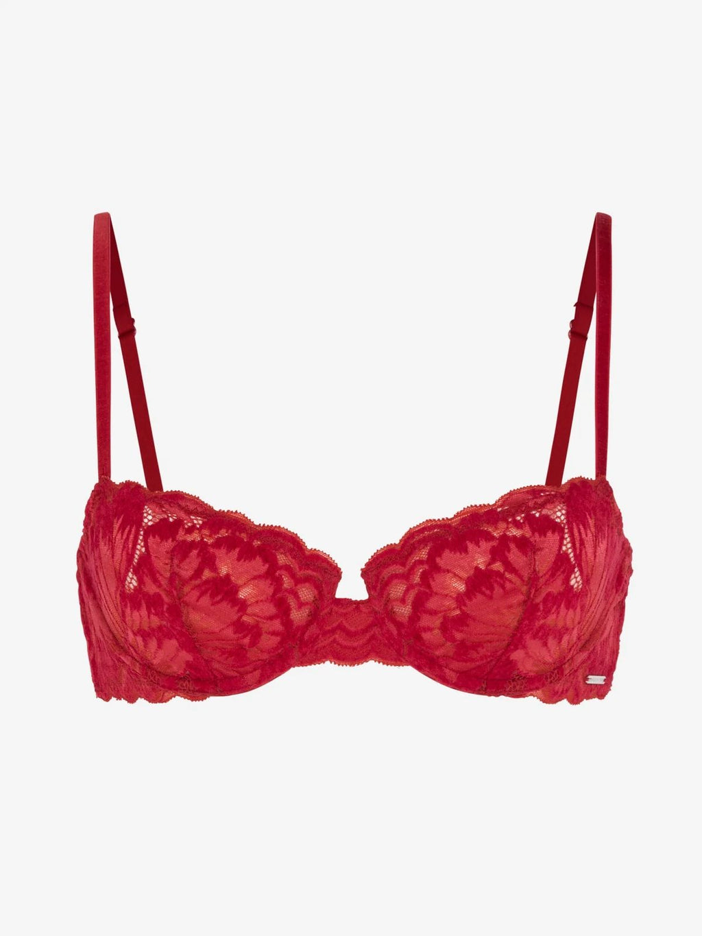 Soutien-Gorge Savage x Fenty Balconnet Dentelle Rouge