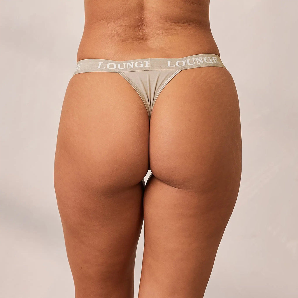 String Lounge Beige Nude Logo