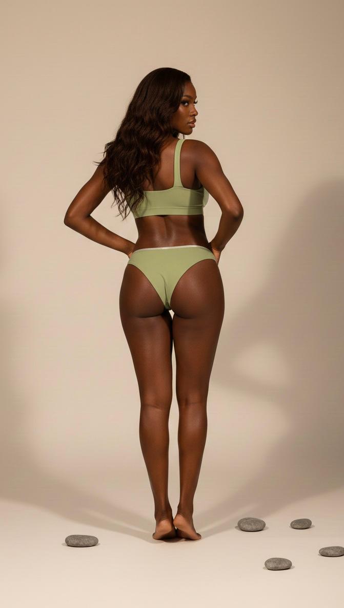 Ensemble Maillot de Bain Vert Pistache